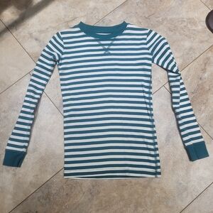 Primary Spruce/White Striped Long Sleeve 8/9
